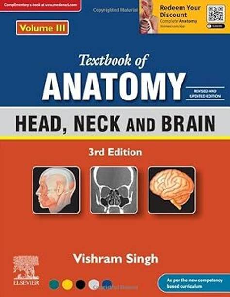 Textbook Of Anatomy: Head ,Neck And ,brain