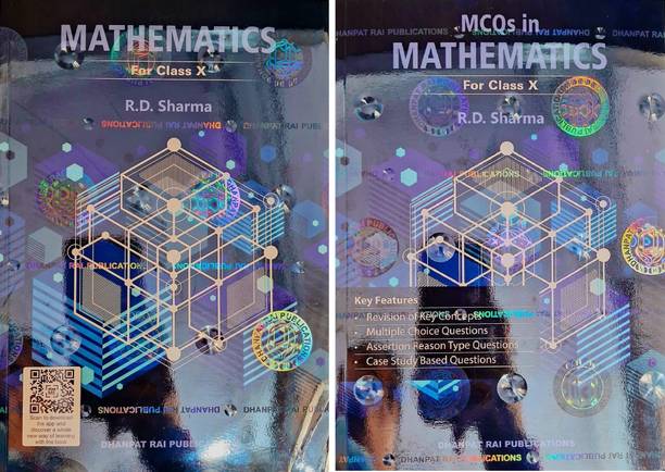 R.D. Sharma Mathematics & MCQs Mathematics For Class- 10 | 2025-26 Examination | [ Combo Pack Of 2]