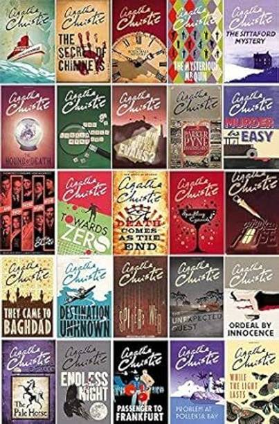 A Complete Set Of Agatha Christie’s Mystery Books (Set Of 25 Books