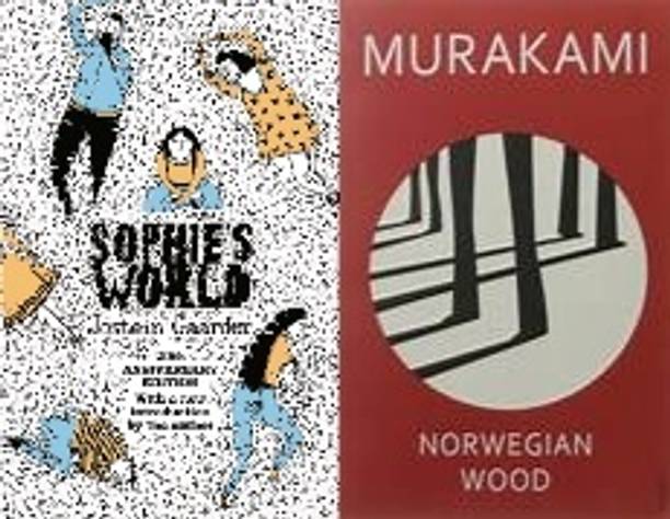 Combo Of Two Books ( Murakami + Sophie's World )