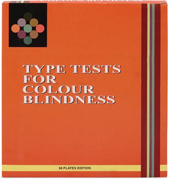 Ishihara Test Chart Books For Color Deficiency | Test Chart Books With 38 Plates | Latest Edition Chart Books With User Manual And One Eye Model