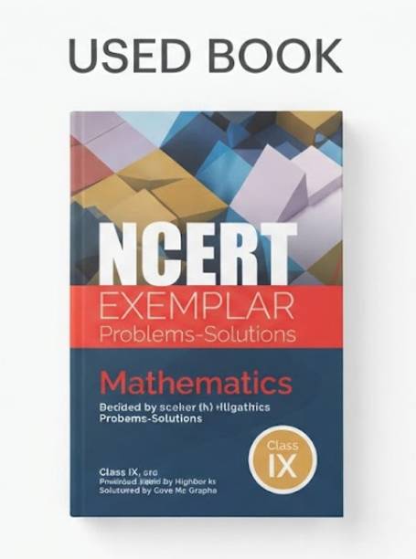 Exemplar Problems-Solutions Mathematics Class 9 (Second Hand Used Book)