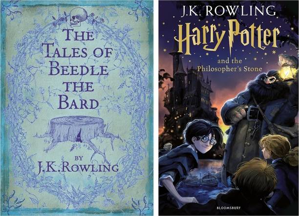 Harry Potter 2 Book Set : Tales Of Beedle The Bard + Harry Potter And The Philosopher's Stone - Combo Of 2 Books Set