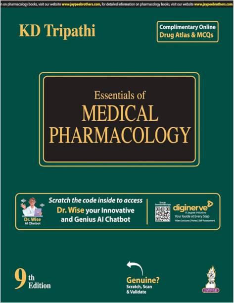 Essential Of Medical Pharmacology By KD Tripathi Medical Book
