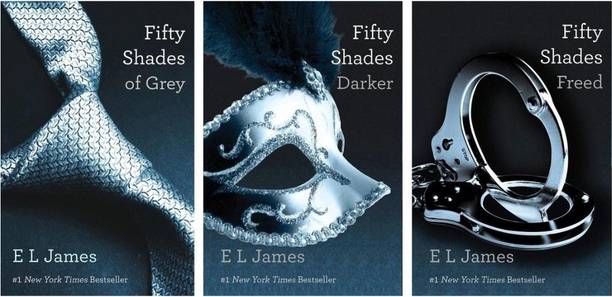 Fifty Shades Of Grey + Fifty Shades Freed + Fifty Shades Darker - Combo Of 3 Books Set