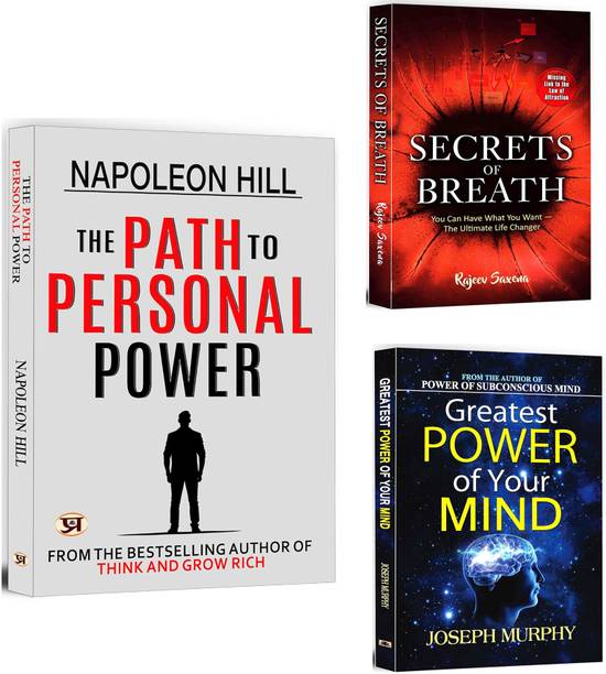 The Path To Personal Power + Secrets Of Breath + Greatest Power Of Your Mind | Powerful Books That Asserts That You Can Do Anything You Set Your Mind | The Power Of Breath Can Heal, Energize And Transform Your Mind, Body, And Soul (Set Of 3 Books In English)