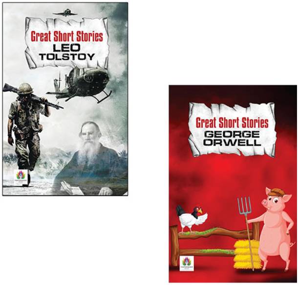 Leo Tolstoy + George Orwell Great Short Stories | Best Life | Feel Good | Learning | Growth | Short Stories (Set Of 2 Books)
