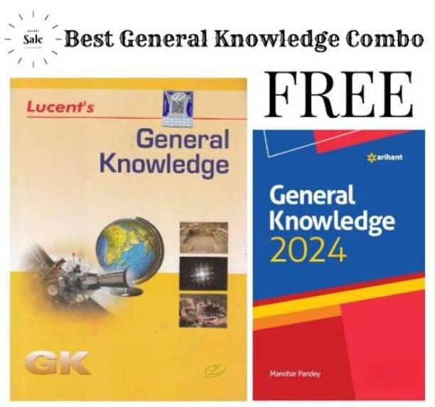 FREE Arihant General Knowledge 2024 + Lucent's General Knowledge | 2024-Edition | English Medium | Best General Knowledge Combo