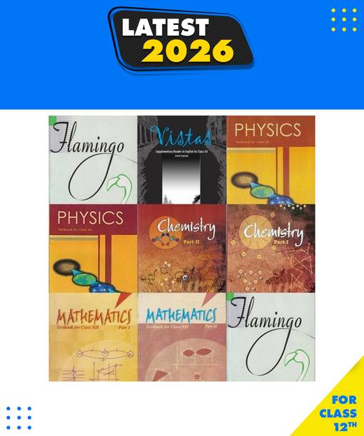 NCERT Science PCM Complete Books Set For Class -12 English Medium -Latest Edition As Per NCERT/CBSE Hardcover, Ncert|New Latest Edition For 2025-2026