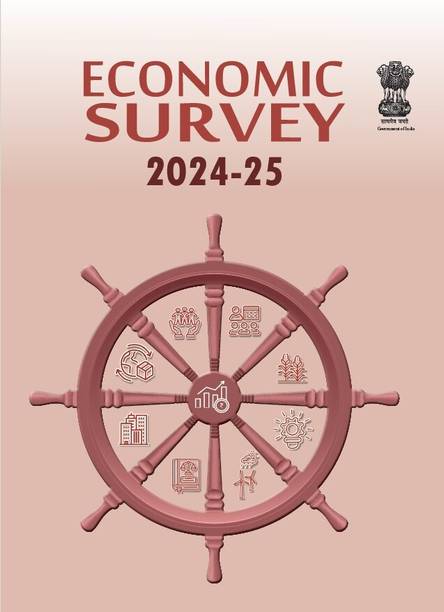 Economic Survey 2024-2025 (HD Colour Printed Book) For UPSC And All State Service Examinations 2025-2026