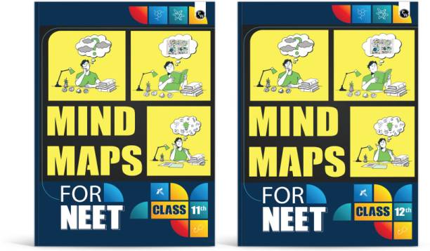 PW MIND MAPS FOR NEET 11th And 12th Set Of 2 Books Combo Pack Physics, Chemistry, & Biology