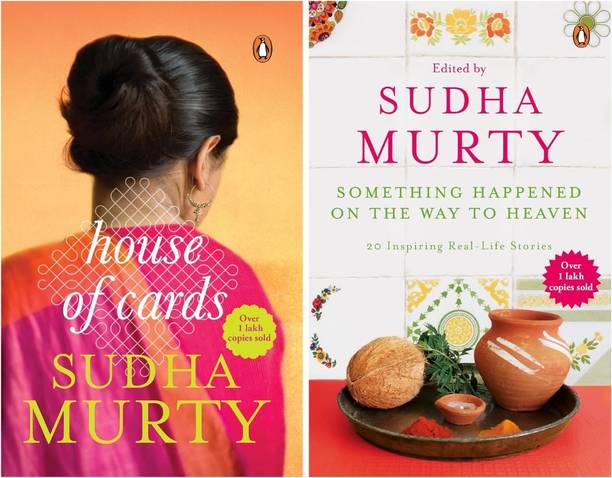 Sudha Murty 2 Book Combo Set : House Of Cards + Something Happened On The Way To Heaven