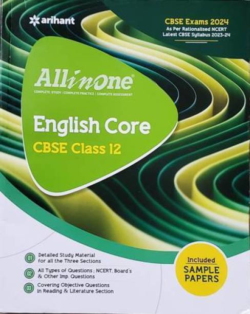 Arihant CBSE All In One English Core Class 12 2023-24 Edition (As Per Latest CBSE Syllabus Issued On 21 April 2023) (Paperback, Arihant)