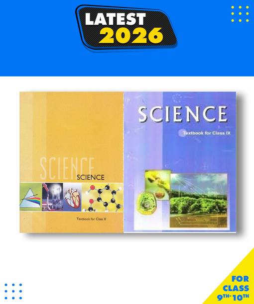 NCERT Science Books Set For Class 9 And 10 English Medium -Binded Books Hardcover, NCERT Paperback, NCERT|New Latest Edition For 2025-2026