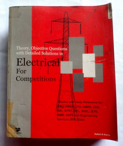Theory, Objective Questions With Detailed Solutions In Electrical For Competitions (Old Used Book)