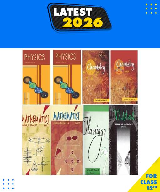 NCERT Science PCM Complete Books Set For Class -12 English Medium Paperback Binding, NCERT Paperback, NCERT|New Latest Edition For 2025-2026