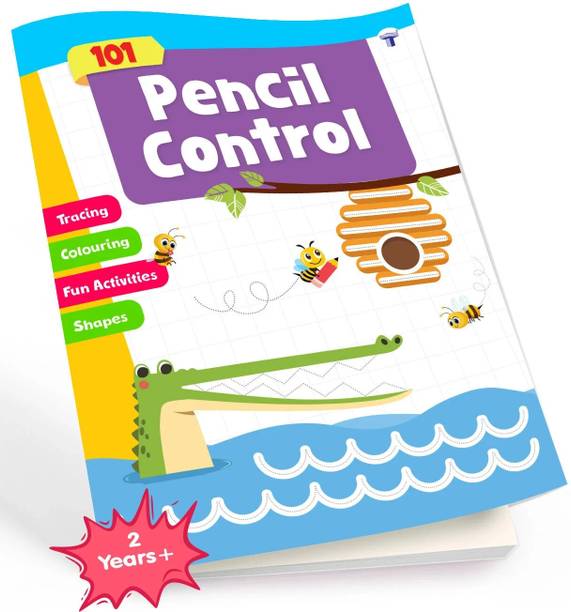 101 Pencil Control Book For Kids | Early Learning Tracing, Colouring, Fun Activities And Shapes