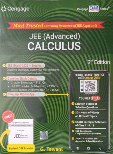 CENGAGE JEE ADVANCED CALCULUS 3rd EDITION WITH DPP BOOKLET