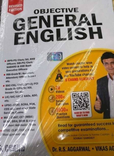 S. Chand's Objective General English For SSC CGL CHSL, IBPS, Bank PO, Railway, Police, PCS, CTET, MBA, GMAT, And All Central &amp; State Level Competitive Exams | Ssc English Book | Ssc Cgl English Book
