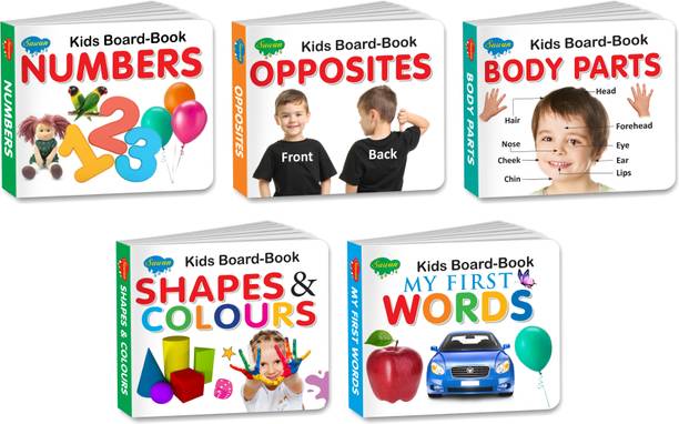 Set Of 5 Board Books | Kids Board Book Series