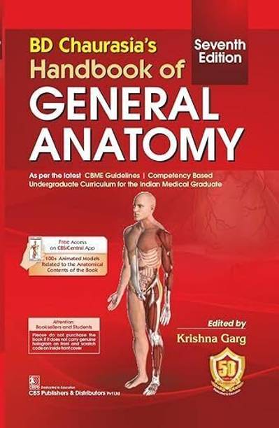 BD Chaurasia’s Handbook Of General Anatomy