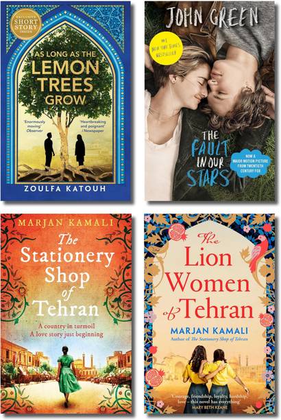 As Long As The Lemon Trees Grow, The Fault In Our Stars, The Stationery Shop Of Tehran, The Lion Women Of Tehran, Zoulfa Katouh, John Green, Marjan Kamali, Paperback, English