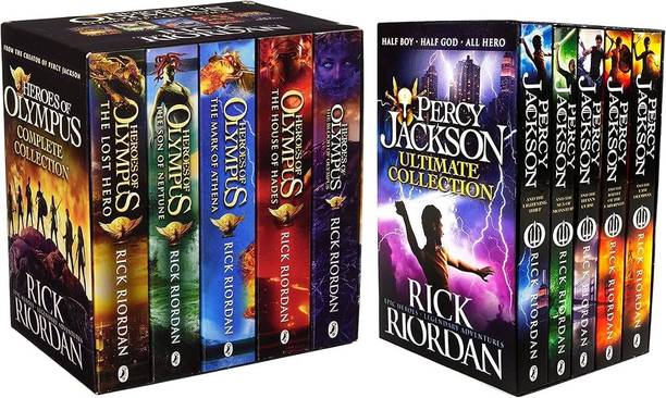 Heroes Of Olympus Complete Collection & Percy Jackson: Complete Series (COMBO) (English, Paperback, Riordan Rick)