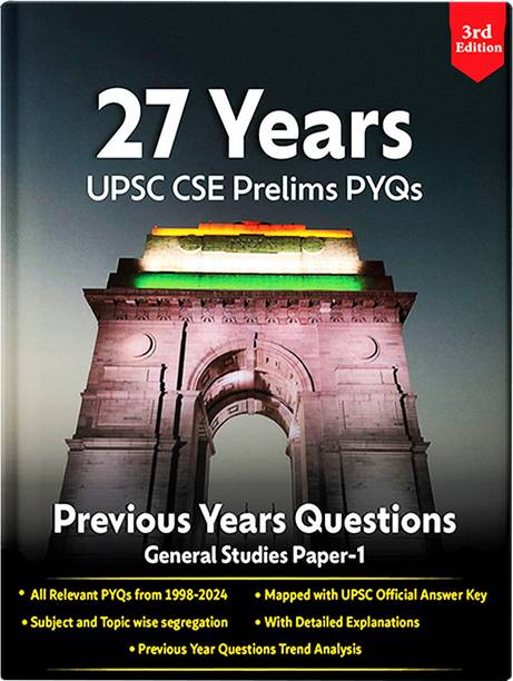 UPSC 2025 Prelims 27 Years (1998-2024) PYQ, Previous Year Questi