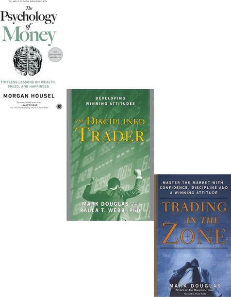 Trading In The Zone + The Disciplined Trader + The Psychology Of Money | English Books Combo | Set Of 3