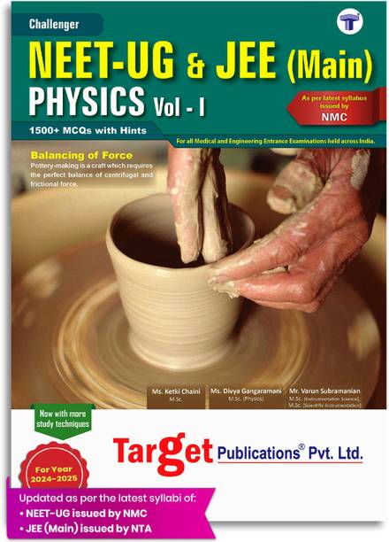 NEET UG / JEE Main Challenger Physics Vol 1 Book | JEE / NEET Book For Medical & Engineering Exam 2025 | Chapterwise MCQs With Solutions | As Per Latest Syllabus Prescribed By NMC