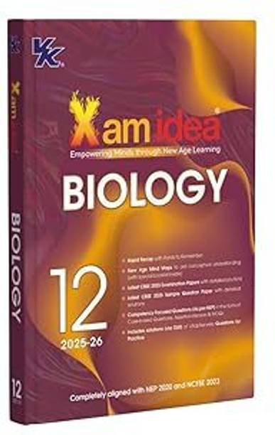 Xam Idea Class 12 Biology | 2025-26 Edition | NEP & NCFSE Aligned | Mind Maps, Case-Based Qs & Latest CBSE Pattern Paperback – 31 May 2025