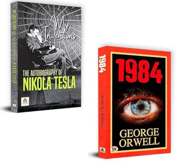 My Inventions : The Autobiography Of Nikola Tesla + 1984 | Explore Minds That Shaped The World | Nikola Tesla Autobiography| George Orwell 1984| Dystopian Novels| Invention Biography| Science And Society| Totalitarian Future Books| Classic Visionary Books| Tesla And Orwell Bundle| Philosophical Fiction| Books On Freedom And Control (Set Of 2 Books)