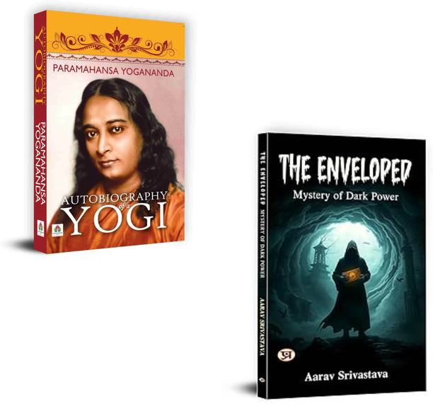 Autobiography Of A Yogi + The Enveloped By Aarav Srivastava: Mystery Of Dark Power | Autobiography Of A Yogi | Paramahansa Yogananda | Kriya Yoga Teachings | Spiritual Journey Book | Indian Fantasy Thriller | Ancient Artifacts Mystery | Good Vs Evil Fiction | Spiritual And Dark Power Stories (Set Of 2 Books)