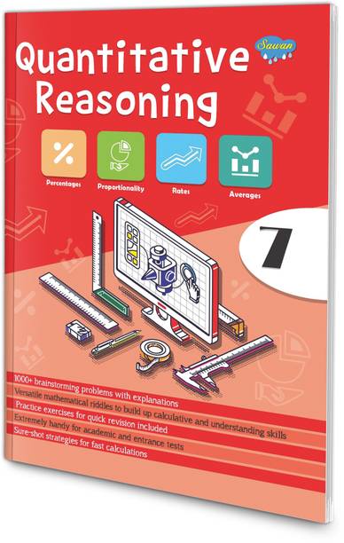 Quantitative Reasoning – 7 book : Children learning book, Book for young learners, Mathematics workbook for kids