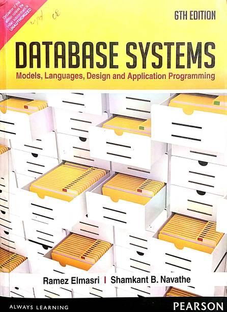 DATABASE SYSTEMS (Old Used Book)