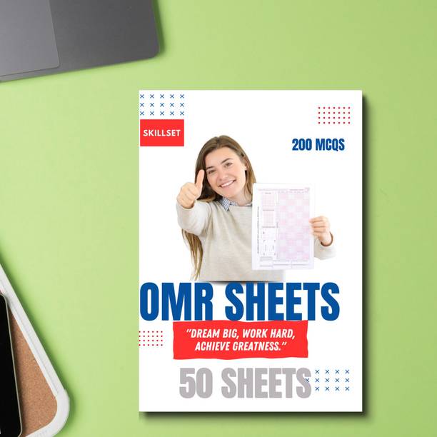 OMR Sheet 200 MCQ Practice Answer Sheets Pack Of 50