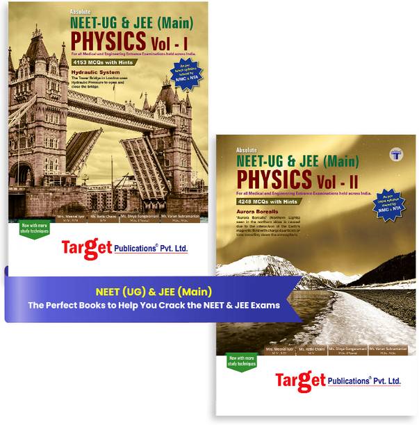 NEET UG / JEE Mains Absolute Physics Books Vol 1 And 2 | Chapterwise MCQs With Solutions 2025 | As Per Latest Syllabus Prescribed By NMC | Set Of 2 Books