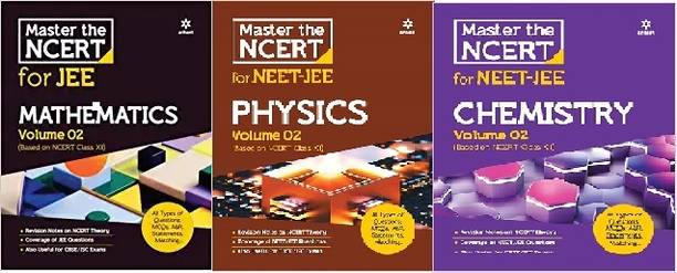 Master The NCERT For JEE Mathematics Vol 2+Master The NCERT For NEET And JEE Physics Vol 2+Master The NCERT For NEET And JEE Chemistry Vol 2 COMBO(SET OF 2 BOOKS)