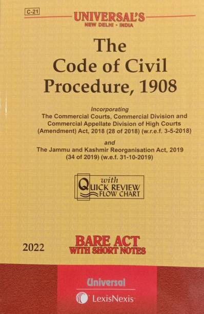 The Code Of Civil Procedure, 1908 Bareact