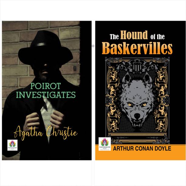 Best Of Mystery & Thriller (Poirot Investigates/ The Hound Of The Baskervilles) By Agatha Christie & Arthur Conan Doyle (Set Of 2 Books)