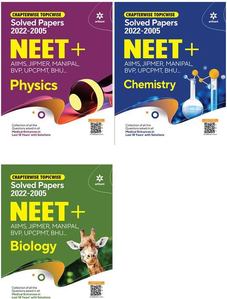 NEET Chapterwise Madical Physics ,Chemistry ,Biology (E) (Combo Set Of 3 Books)