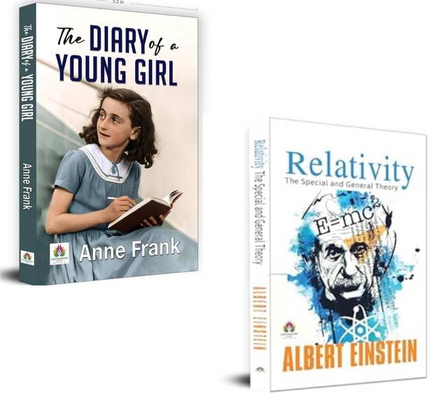 The Diary Of A Young Girl + Relativity The Special And General Theory New | Anne Frank| Albert Einstein| The Diary Of A Young Girl| Relativity Theory| World War 2 Books| Science And Humanity| Inspirational Biographies| Physics Explained| Classic Non-Fiction| Historical Literature (Set Of 2 Books)