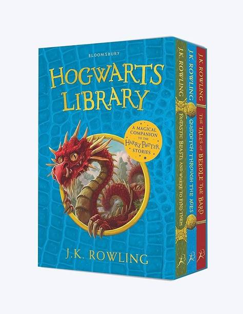 Hogwarts Library Set | J.K. Rowling | Harry Potter Companion Books | Paperback Box Set