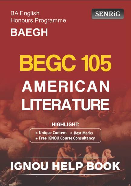 IGNOU BEGC 105 AMERICAN LITERATURE Help Book IGNOU BEGC 105 Important Question With Answer IGNOU BEGC 105 Final Exams