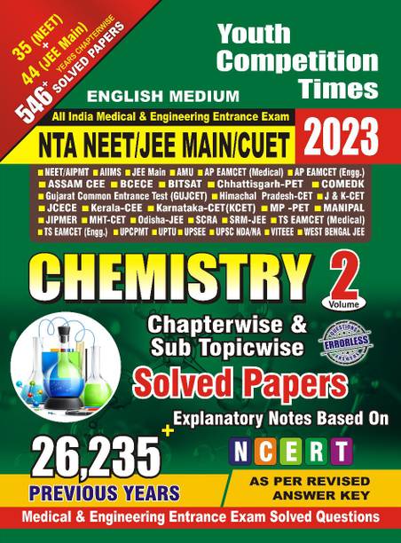 (English Medium)NTA NEET/JEE MAIN Chemistry (Errorless) Chapterwise Solved Papers Vol 2