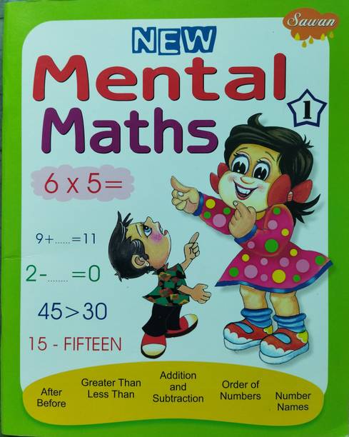 MCP- MENTAL MATHS (1) Book For All Children, Kids, Number Name, After Before, Order Of Number, Subtraction, Addition And Many More | Early Learning Book For Kids, Etc.,
