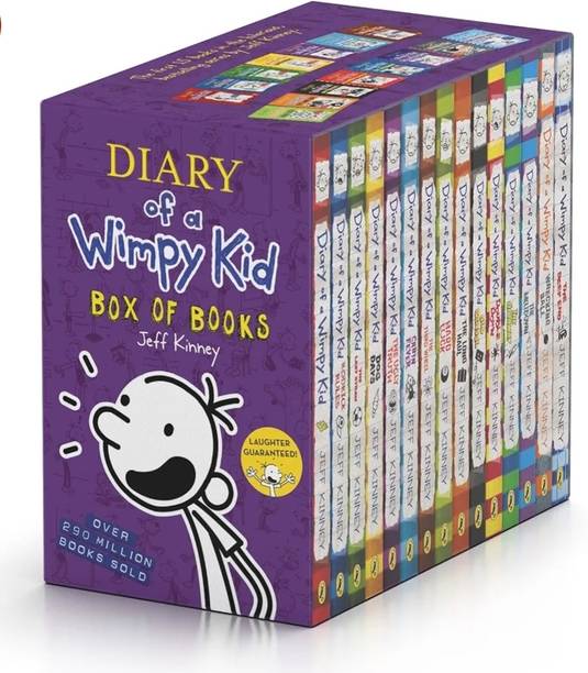 Diary Of A Wimpy Kid Boxset: 15 Books Collection (Books 1-15) | #1 International Bestselling Series | 250 Million Copy Bestseller | Ages 8-12 Years