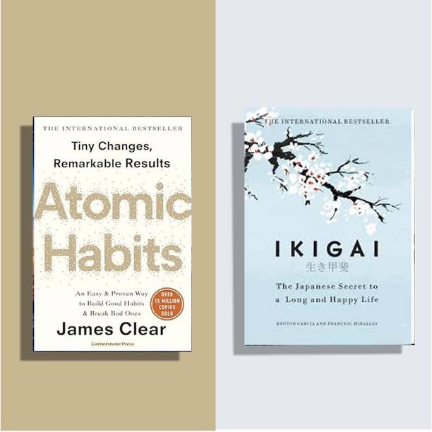Booksstore Combo ( Atomic Habit + Ikigai: The Japanese Secret ) English