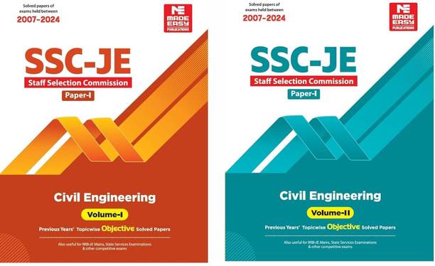 SSC JE : Civil Engineering : Volume I And Volume II