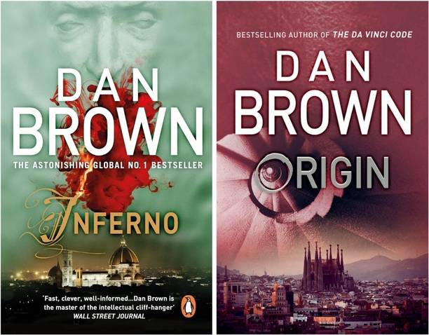 Dan Brown Book Combo Set : Inferno + Origin (Hardcover) - Combo Of 2 Books Set